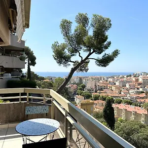 Apartment Nice, Grand Studio - Piscine - Terrasse Vue Mer Nice
